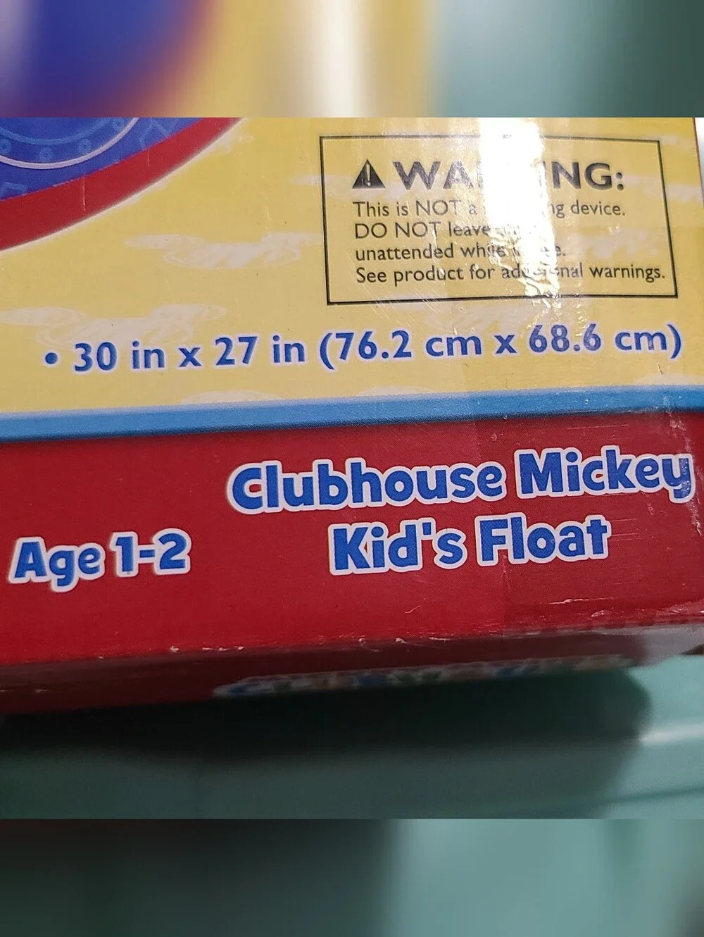 Disney Mickey Mouse Clubhouse Kid's Float With Canopy & Inflatable Matching Ball